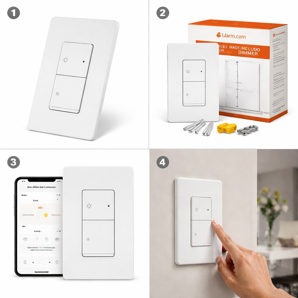 IQ IQDMR-PG PowerG In-Wall Dimmer Switch