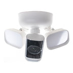 Alarm.com ADC-V729AC 4MP Floodlight Camera for Outdoors, 3000-Lumen, Onboard Recording, 2-Way Audio, White