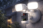 Alarm.com ADC-V729AC 4MP Floodlight Camera for Outdoors, 3000-Lumen, Onboard Recording, 2-Way Audio, White