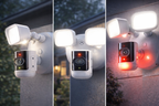 Alarm.com ADC-V729AC 4MP Floodlight Camera for Outdoors, 3000-Lumen, Onboard Recording, 2-Way Audio, White