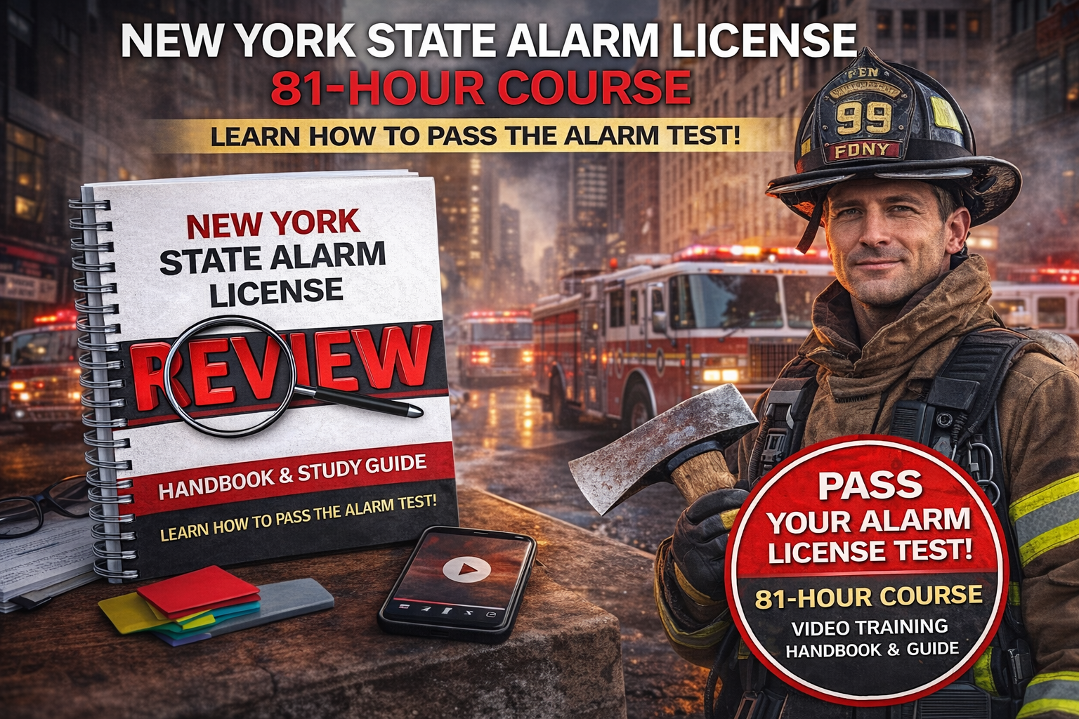 NYS Fire Alarm Exam Review Questions & Answers