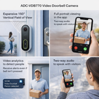 Alarm.com ADC-VDB770-TH-C Video Doorbell Camera