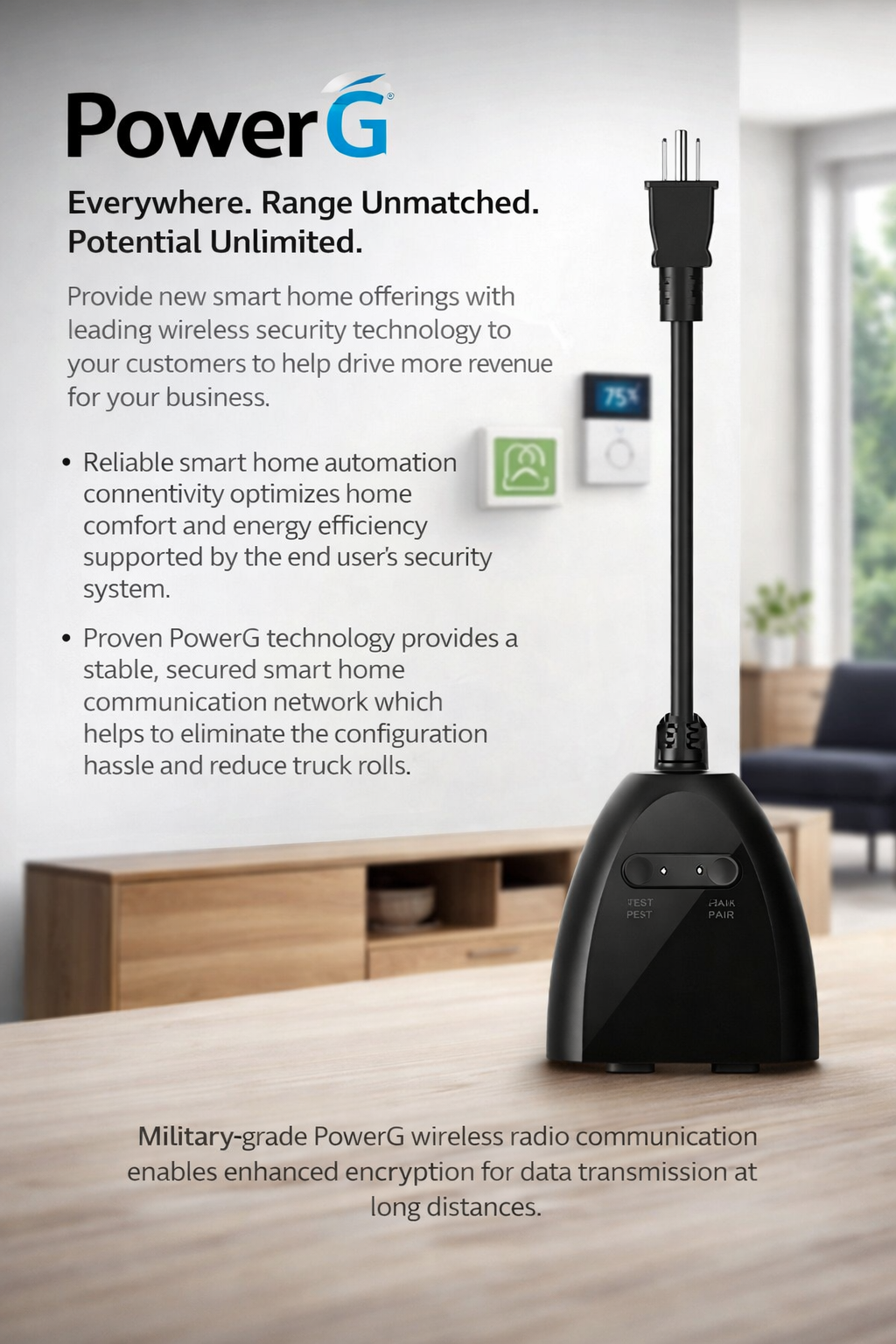 IQ IQODP-PG PowerG Outdoor Smart Plug